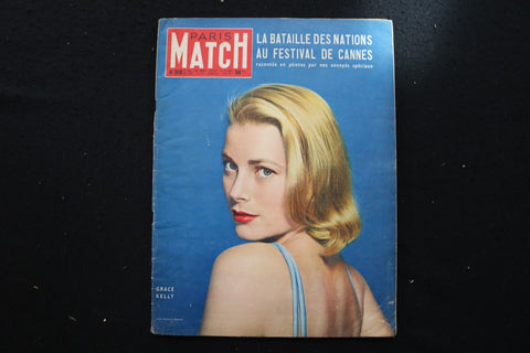 1955 MAY 14 PARIS MATCH MAGAZINE - GRACE KELLY COVER - E 25800