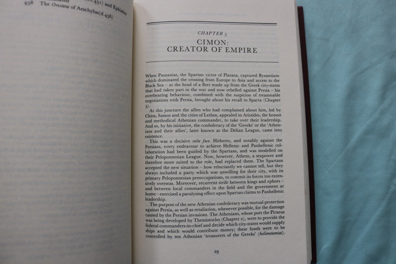 1989 THE CLASSICAL GREEKS HARDCOVER BOOK BY MICHAEL GRANT - KD 9670