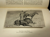 1925 THE OREGON TRAIL SKETCHES HARDCOVER BOOK - WYETH - REMINGTON - KD 7455