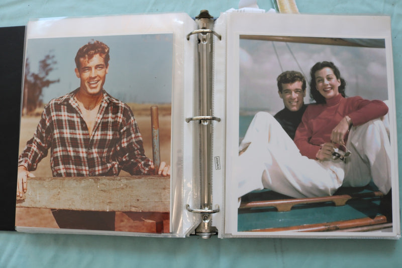HOLLYWOOD PHOTO ALBUM - SOPHIA LOREN - GEORGE NADER - CAROLE LOMBARD - E 26486