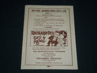 1926 JUNE 20 THE WONDER THEATRE METROPOLITAN PROGRAM - ALYCE MILLS - J 4085