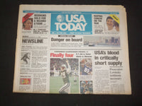 1999 JANUARY 11 USA TODAY NEWSPAPER-USA'S BLOOD CRITICALLY SHORT SUPPLY- NP 7984