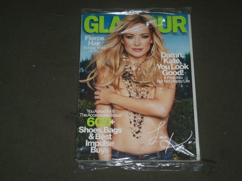 2013 APRIL GLAMOUR MAGAZINE - KATE HUDSON COVER - B 3224