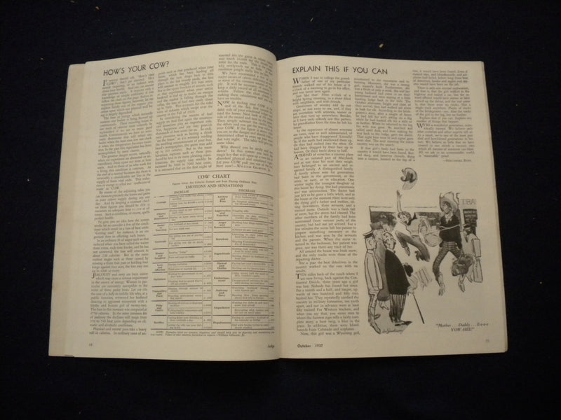 1937 OCTOBER JUDGE MAGAZINE - IMPORTED FROM JAPAN - B 439G
