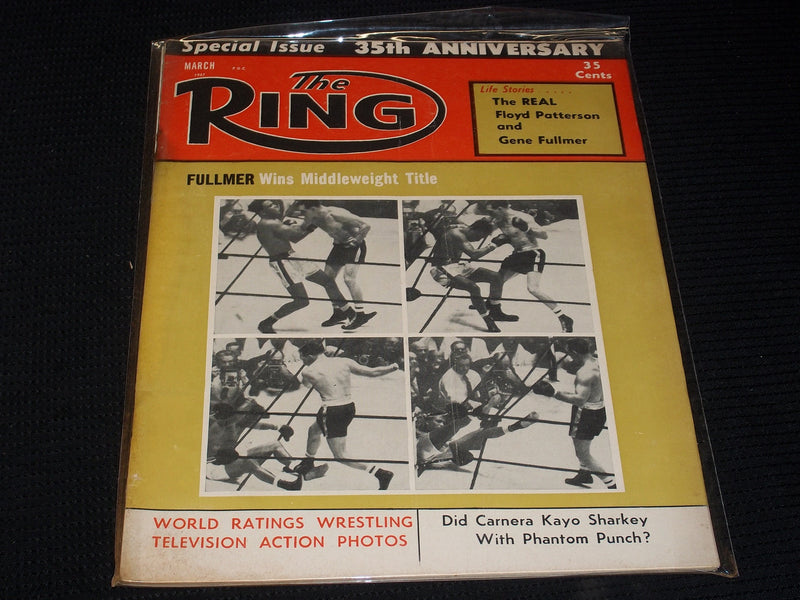 1957 MARCH THE RING MAGAZINE - FULLMER FRONT COVER - E 4634
