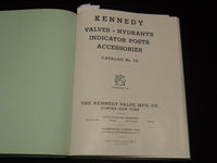 1955 KENNEDY VALVE MFG. CO. CATALOG NO. 78 - ELMIRA NEW YORK - KD 6524D