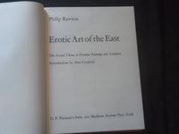 1968 EROTIC ART OF THE EAST SOFTCOVER BOOK BY PHILIP RAWSON - R 734L