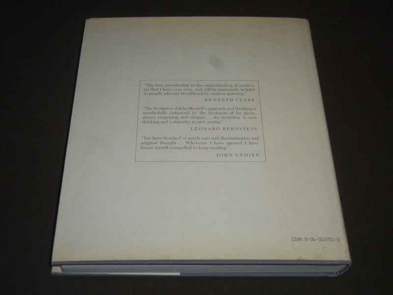 1981 THE MEANINGS OF MODERN ART BOOK BY JOHN RUSSELL - NICE PRINTS - KD 3972