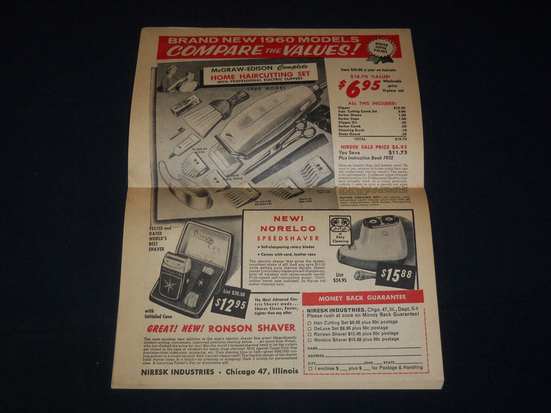 1959-1960 THE WORKBASKET MAGAZINE LOT OF 8 ISSUES - NICE ADS - K 2082