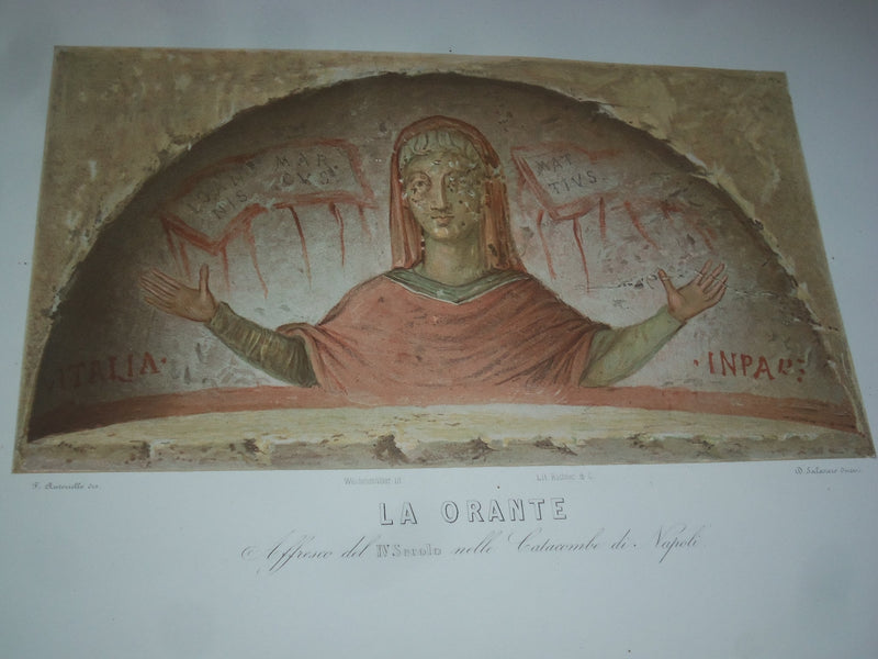 1871 STUDI SUI MONUMENTI DELLA ITALIA MERIDIONALE SALAZARO VOLUME NO. 1 - Z 7