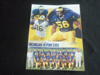 2005 OCTOBER 15 FOOTBALL PROGRAM - UNIV OF MICHIGAN VS PENN STATE UNIV - B 5533P