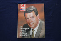 1985 AUGUST 1 CINE TELE REVUE MAGAZINE - ALAIN DELON-ROCK HUDSON COVER - E 23537