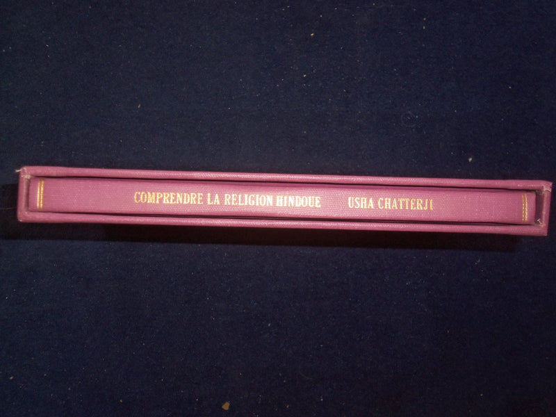 1954 COMPRENDRE LA RELIGIOIN HINDOUE HARDCOVER BOOK-CHATTERJI INSCRIBED- KD 8754