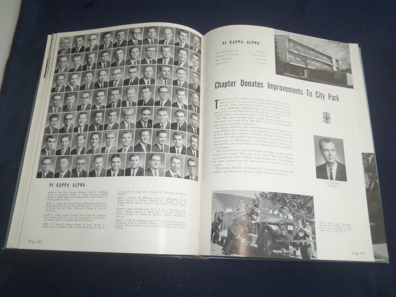 1961 REDSKIN OKLAHOMA STATE UNIVERSITY YEARBOOK - STILLWATER, OKLAHOMA - YB 2329