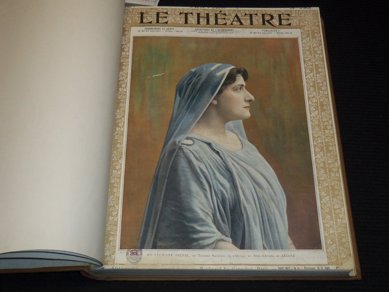 1907 JANUARY-JUNE LE THEATRE MAGAZINE BOUND VOLUME - 12 ISSUES - KD 2278J