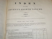 1823 JOURNALS OF THE HOUSE OF COMMONS - KING GEORGE IV 4TH YEAR REIGN - KD 4H