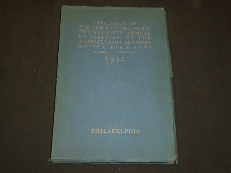 1931 CATALOGUE OF 126TH PENNSYLVANIA ACADEMY OF FINE ARTS MAGAZINE - ST 5246