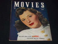 1946 MAY MOVIES MAGAZINE - BARBARA STANWYCK FRONT COVER - E 14184