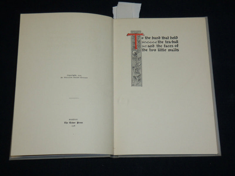 1908 THE SONS OF OUR SYRIAN GUEST-KNIGHT BOOK BY WILLIAM ALLEN KNIGHT - KD 6481