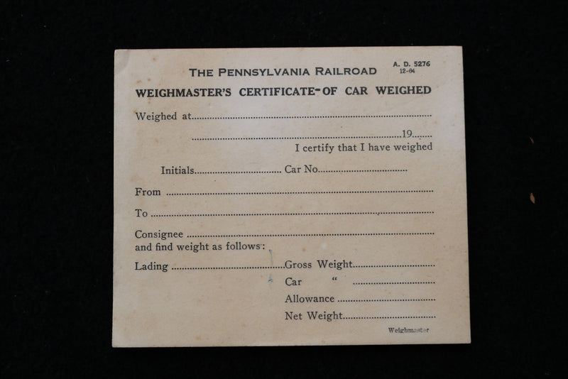 1960'S PENNSYLVANIA - CHICAGO & WESTERN INDIANA RAILROAD EPHEMERA LOT - K 3082