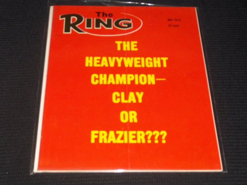 1970 MAY THE RING MAGAZINE - CLAY FRAZIER FRONT COVER - E 3951