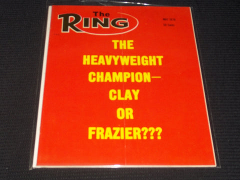 1970 MAY THE RING MAGAZINE - CLAY FRAZIER FRONT COVER - E 3951