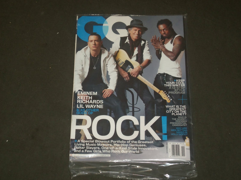 2011 NOVEMBER GQ MAGAZINE - EMINEM, KEITH RICHARDS, LIL WAYNE - B 2785