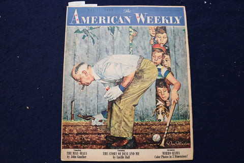 1953 MAY 17 AMERICAN WEEKLY MAGAZINE - LUCY AND DESI ARTICLE AND PHOTO - E 23245