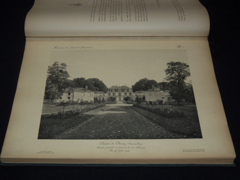 1920 MAISONS DE PLAISANCE FRANCAISES VOLUME BY MARQUIS GIRARDIN - PLATES - Z 273