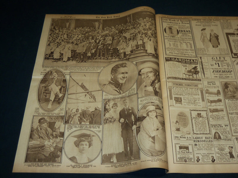 1917 AUGUST 26 NEW YORK TIMES ROTO PICTURE SECTION - NEW MAJOR GENERALS- NT 8992