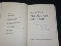 1971 THE SOUNDS OF HOME HARDCOVER BOOK INSCRIBED BY ILKA CHASE -FIRST EDN- D 417