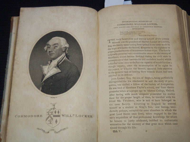 1801 JANUARY-JULY THE NAVAL CHRONICLE BOUND VOLUME NO. 5 - KD 81K