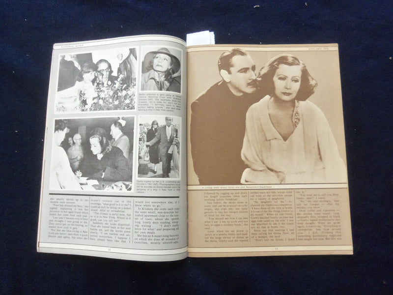 1978 JANUARY NATIONAL SCOOP MAGAZINE - GRETA GARBO EXCLUSIVE - SP 5454E