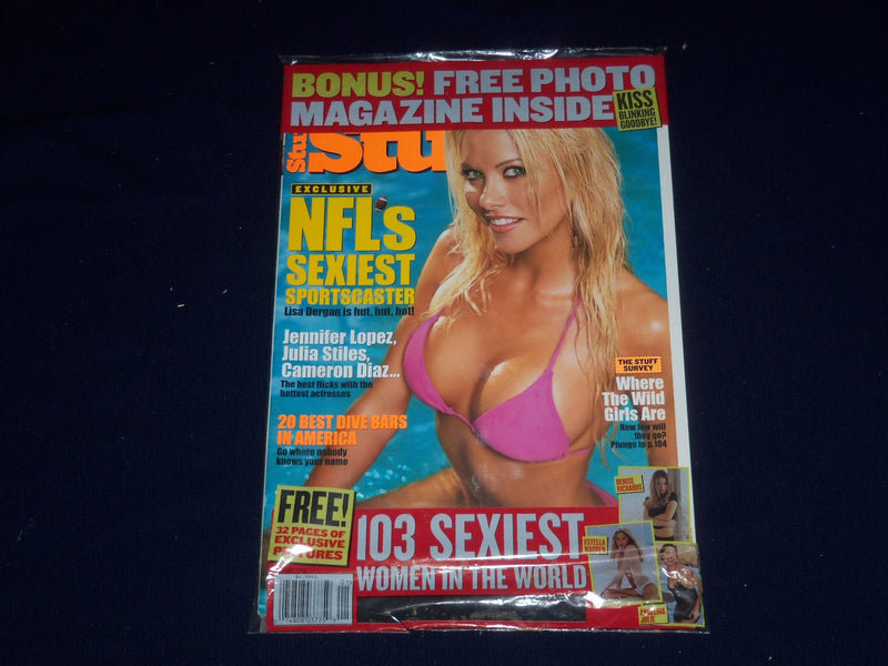 2003 JANUARY STUFF MAGAZINE - LISA DERGAN COVER - SP 5117