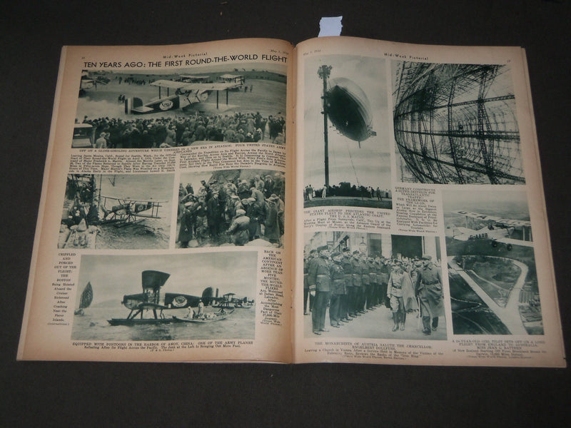 1934 MAY 5 MID-WEEK PICTORIAL MAGAZINE SECTION - FRANCIS DRAKE - J 3205