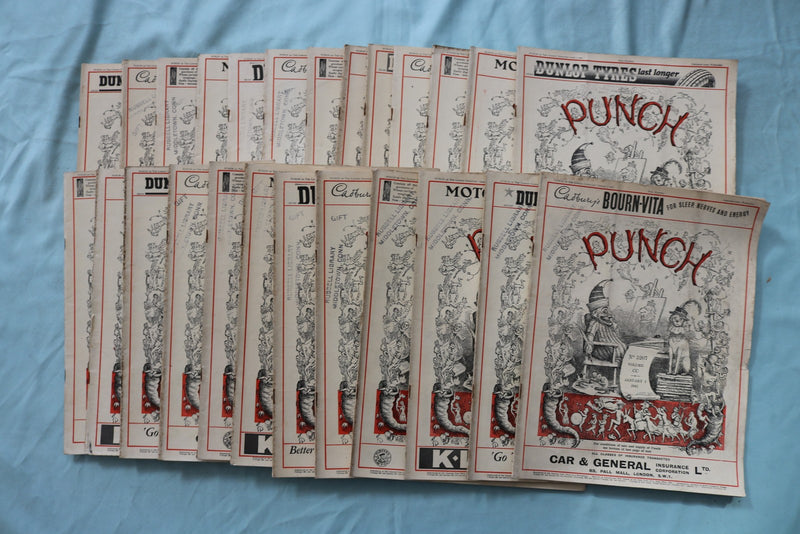 1941 PUNCH MAGAZINE - LOT OF 25 - O 3972