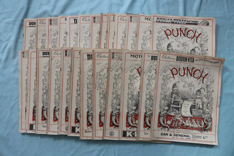 1941 PUNCH MAGAZINE - LOT OF 25 - O 3972