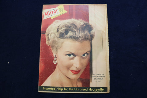 1953 OCTOBER 18 NY MIRROR MAGAZINE - JOAN CAULFIELD COVER - E 22516