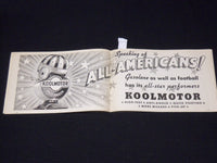 1936 GRANTLAND RICE'S CITIES SERVICE FOOTBALL GUIDE - SOFTCOVER - K 640