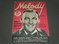 1935 FEBRUARY MELODY MAGAZINE - BING CROSBY COVER - J 2418