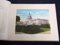 1920'S WASHINGTON THE NATION'S CAPITAL VIEW BOOK - COLOR PRINTS - J 8721