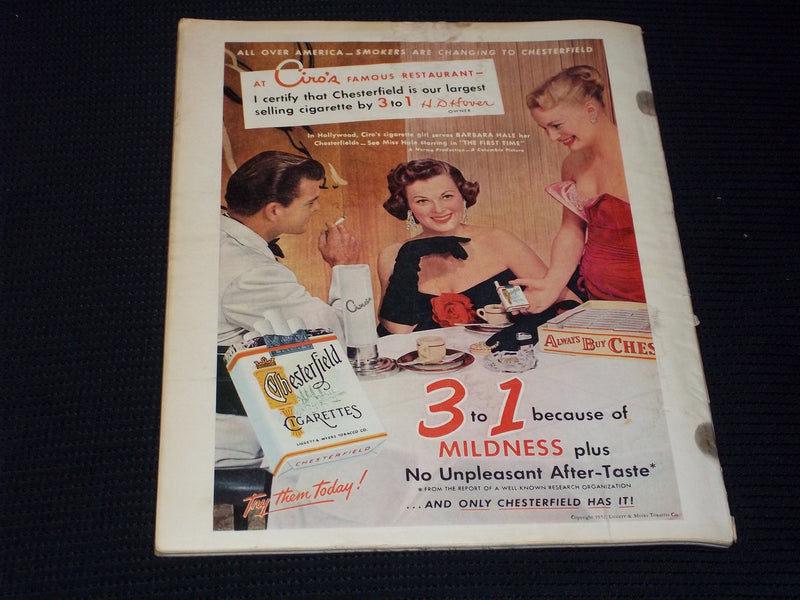 1952 FEBRUARY PHOTOPLAY MAGAZINE - AVA GARDNER FRONT COVER - E 16758