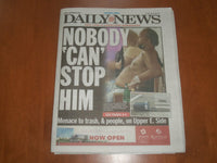 2021 AUGUST 29 NEW YORK DAILY NEWS NEWSPAPER - MENACE TO TRASH & PEOPLE IN NYC