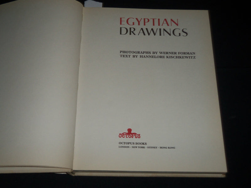 1972 EGYPTIAN DRAWINGS BOOK INSCRIBED BY HANNELORE KISCHKEWITZ - D 359