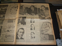 1945 APRIL 29 NY JOURNAL AMERICAN NEWSPAPER -TRUMAN DENIES PEACE RUMORS- NP 3510