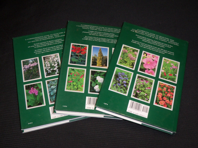 1992-1993 HEARST GARDEN GUIDE HARDCOVER BOOKS LOT OF 3 - NICE PHOTOS - R 724O