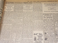 1916 DEC 16 NEW YORK TIMES - LLOYD GEORGE DEMANDS COMPLETE RESTITUTION - NT 8651