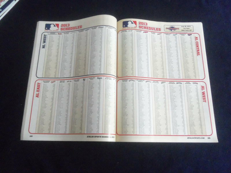 2013 ALTHON SPORTS BASEBALL 2013 PREVIEW MAGAZINE - ST 7159