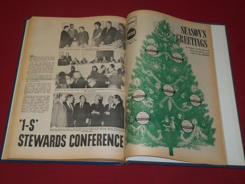 1967 RWDSU RECORD NEWSPAPER BOUND VOLUME NO. 14 - RETAIL - WHOLESALE - R 15F