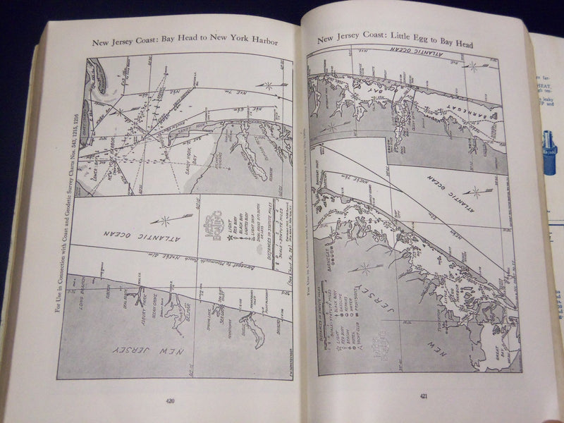 1937 THE YACHTMAN'S ANNUAL GUIDE BOOK - NICE MAPS & ILLUSTRATIONS - KD 3464
